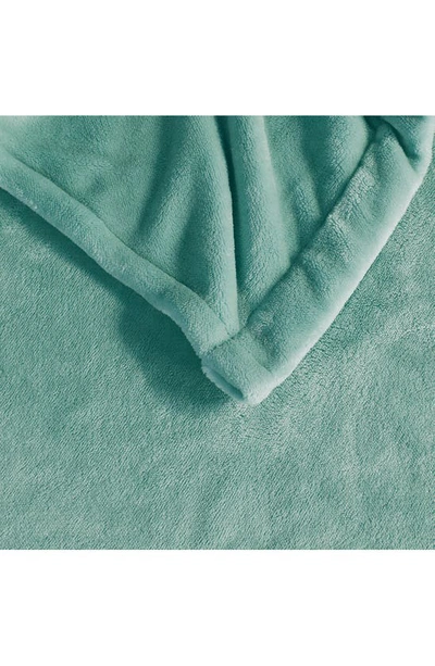 Beautyrest Oeko-tex Heated Blanket In Aqua