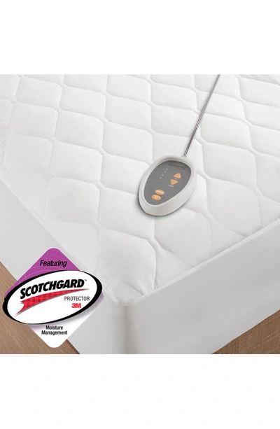 Shop Beautyrest Heated Mattress Pad In White