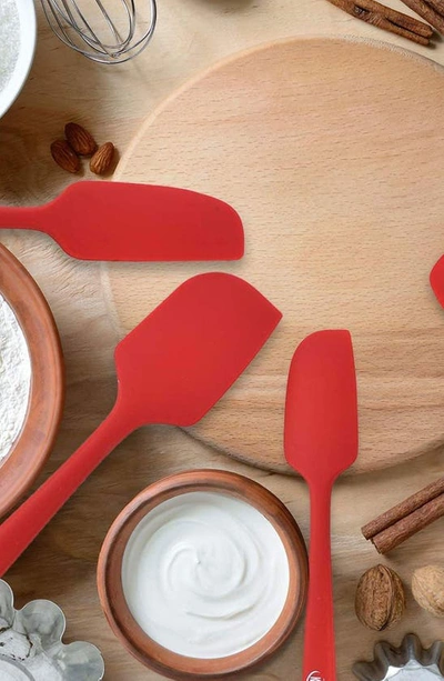 Kaluns 4-piece Spatula Set In Red
