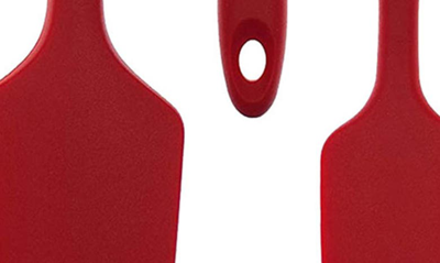 Kaluns 4-piece Spatula Set In Red
