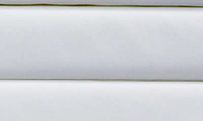 Melange Double Scallop Trim 4-piece Sheet Set In Blue/white