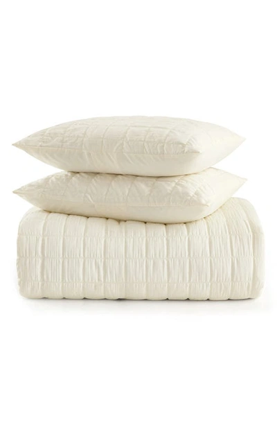 Shop Chic Jessa Washed Garment Dyed 7-piece Comforter Set In Beige