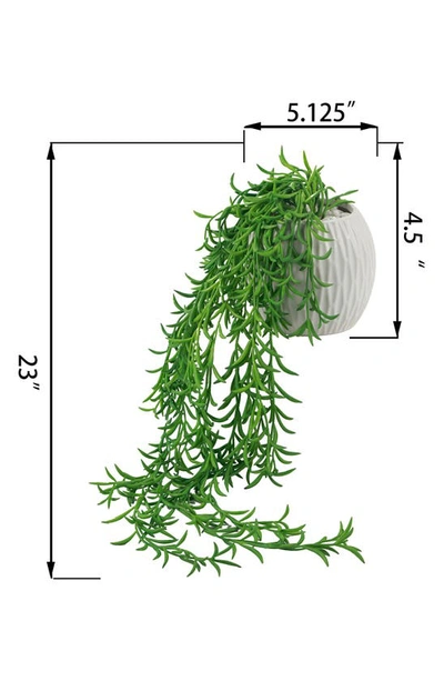Flora Bunda String Of Bananas In White/green