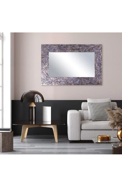 Shop Overstock Art Brindled Glam Mother Of Pearl Framed Rectangle Mirror In Multi