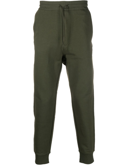 Shop Y-3 Classic Terry Cuffed Track Pants - Men's - Cotton In Green