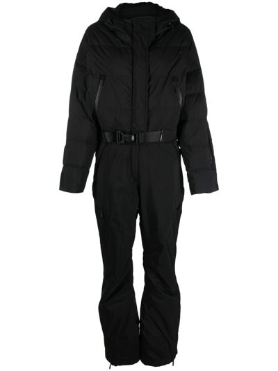 Shop Templa Black Belted Waist Ski Suit