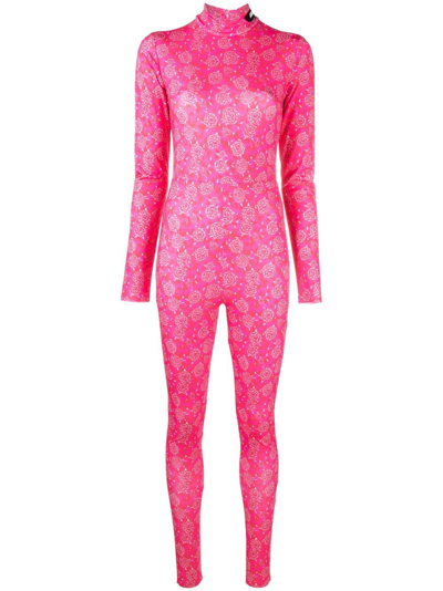Shop Rotate Birger Christensen Pink Printed Jumpsuit