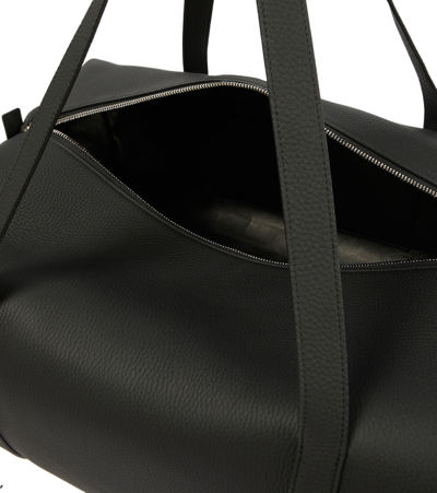 Shop The Row Gio Leather Tote Bag In Black Pld