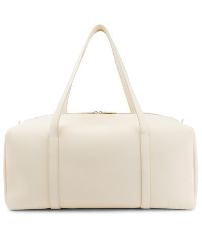 Shop The Row Gio Leather Tote Bag In Milk Pld