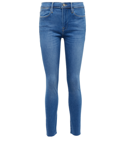 Shop Frame Le High Skinny Raw After Jeans In Randall