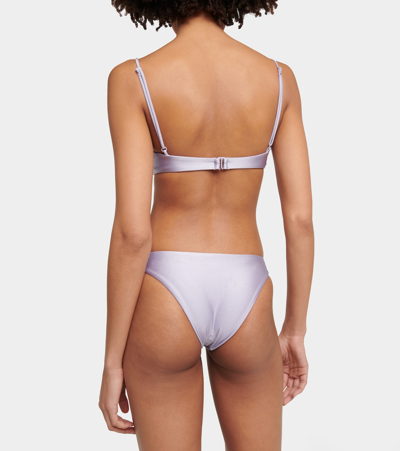 Jade Swim Most Wanted Bikini Bottoms In Lilac Sheen