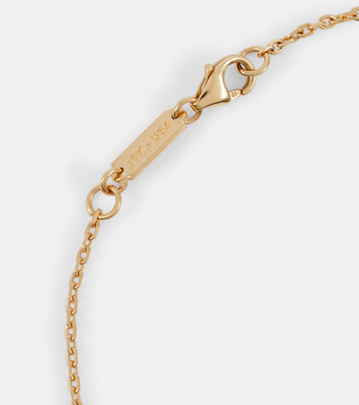 Suzanne Kalan 18kt Gold Heart Necklace With Diamonds In Diamond/ Yg