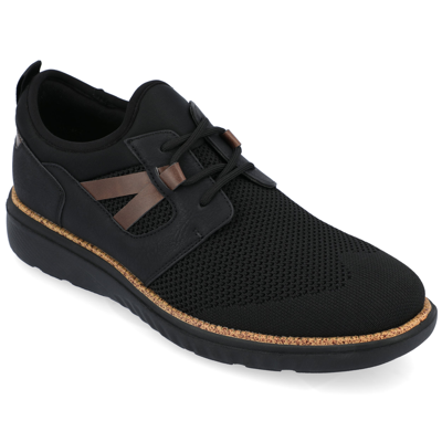 Shop Vance Co. Claxton Knit Sneaker In Black