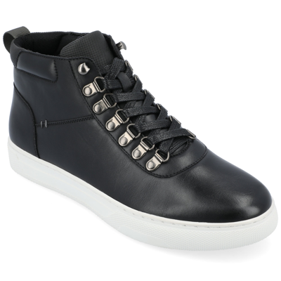 Shop Vance Co. Ortiz Lace-up High Top Sneaker In Black