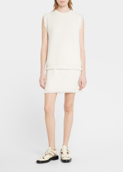 Shop Lisa Yang Mathilde Cashmere Knit Sweater Vest In Cream