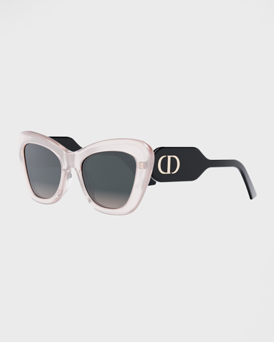 Shop Dior Bobby B1u Sunglasses In Pink / Black