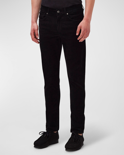 Shop 7 For All Mankind Men's Slimmy Tapered Corduroy Pants In Black