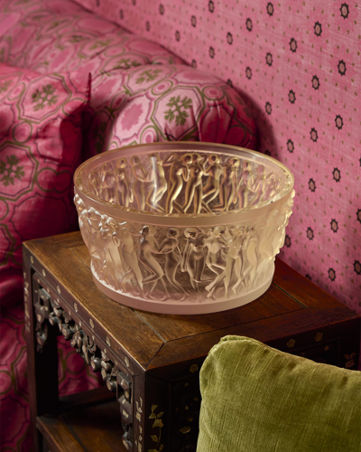 Shop Lalique Bacchantes Bowl, Gold Luster
