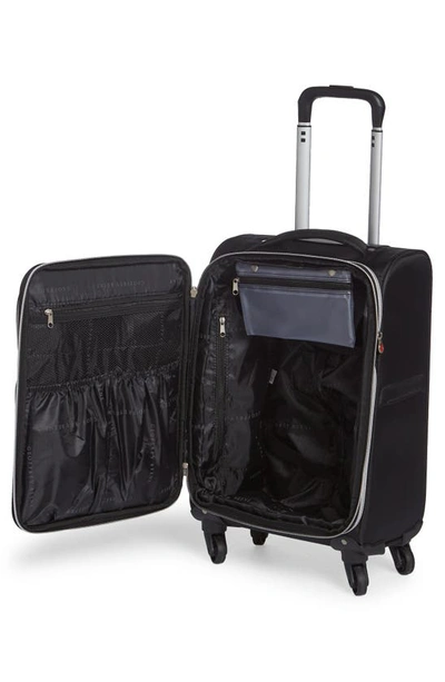 Shop Geoffrey Beene 3-piece Ultra Lightweight Wheeled Luggage Set In Black