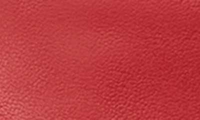 Bruno Magli Diamond Quilt Cashmere Lined Leather Gloves In Red