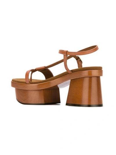 Shop Stella Mccartney Chunky Heel Sandals