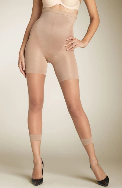 Shop Spanx 'high Falutin' Footless Pantyhose In Nude1