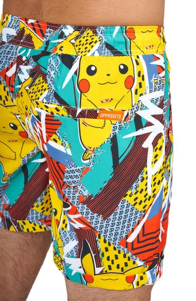 Shop Opposuits 2-piece Pikachu Summer Set In Yellow