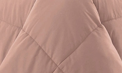 Shop Modern Threads Down Alternative Reversible Comforter In Charcoal/misty Rose