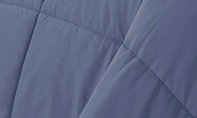 Shop Modern Threads Down Alternative Reversible Comforter In Infinity Blue/silver