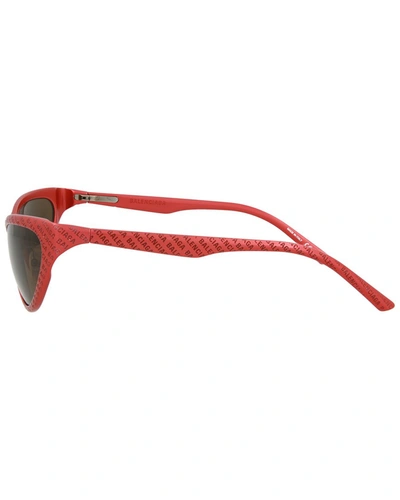 Shop Balenciaga Women's Bb0068s 58mm Sunglasses In Red