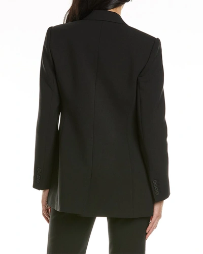 Shop Rebecca Taylor Refined Suiting Wool-blend Blazer In Black