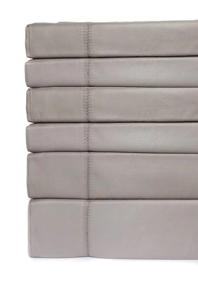 Christopher Knight Collection Hemstitch 3-piece Sheet Set In Charcoal