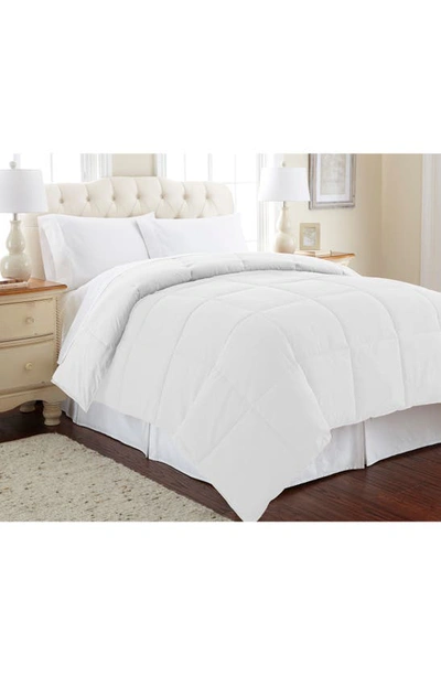 Shop Modern Threads Down Alternative Reversible Comforter In White/white