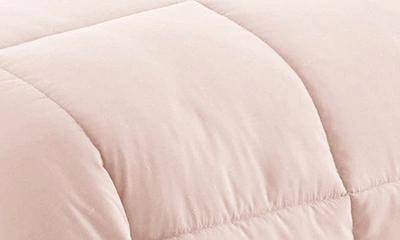Shop Modern Threads Down Alternative Reversible Comforter In Rosewood/rose
