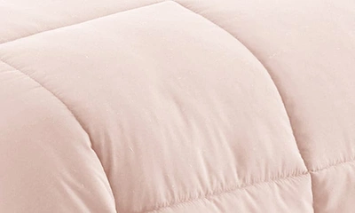 Modern Threads Down Alternative Reversible Comforter In Rosewood/rose