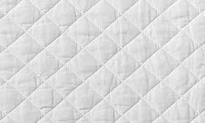 Shop Melange Home Diamond Stitched Ruffle Quilt & Shams Set In White