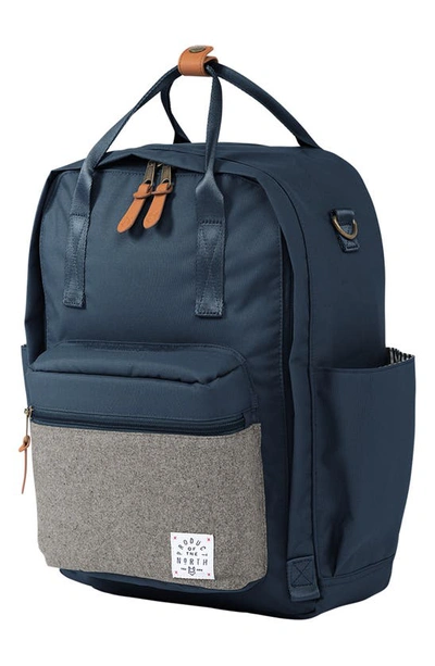 Shop Product Of The North Elkin Sustainable Diaper Backpack In Navy