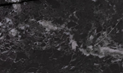 Bey-berk 5-piece Zebra Marble Vanity Set In Black