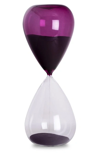 Shop Bey-berk 90-minute Hourglass Sand Timer In Purple