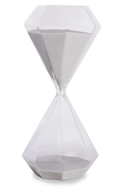 Shop Bey-berk 45-minute Hourglass Sand Timer In Grey