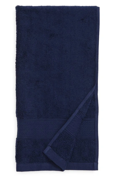 Shop Ralph Lauren Dawson Organic Cotton Hand Towel In Heritage Navy