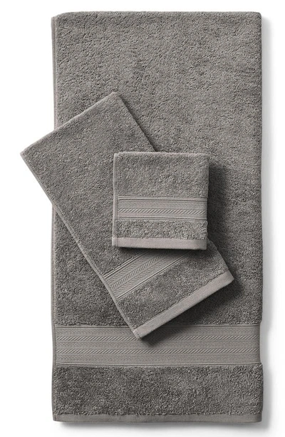 Shop Ralph Lauren Dawson Organic Cotton Washcloth In Chateau Grey