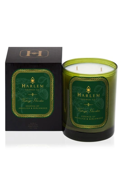 Harlem Candle Co. Vintage Garden Luxury Candle In Green