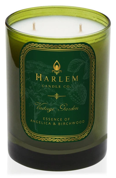 Harlem Candle Co. Vintage Garden Luxury Candle In Green