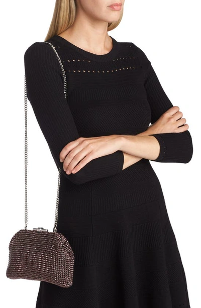 Reiss Adaline Crystal Clutch In Purple