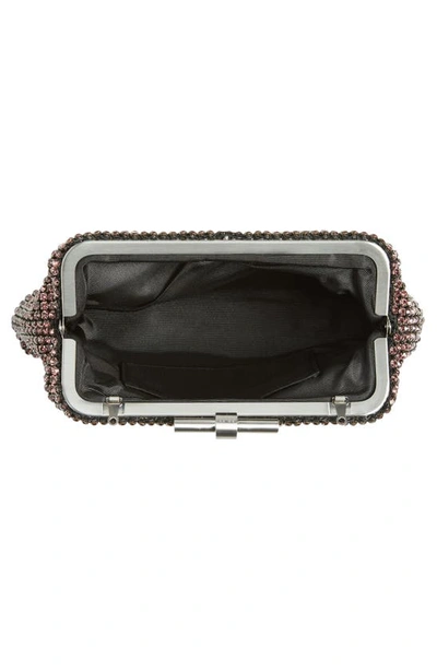 Reiss Adaline Crystal Clutch In Purple