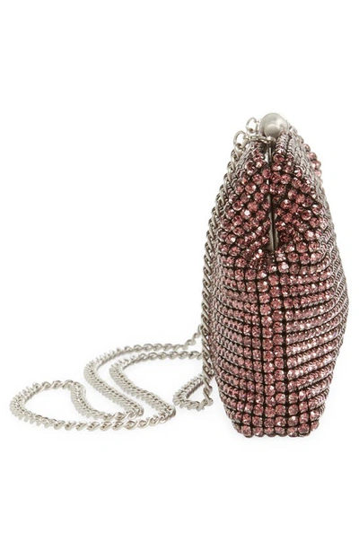 Reiss Adaline Crystal Clutch In Purple