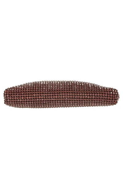 Reiss Adaline Crystal Clutch In Purple