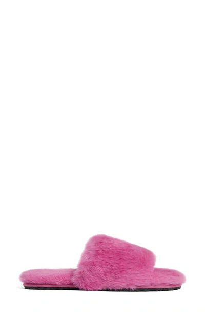 Apparis Women's Diana Faux Fur Slippers - Sugar Pink - Size 11