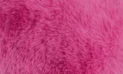 Shop Apparis Diana Faux Fur Slide Slipper In Sugar Pink